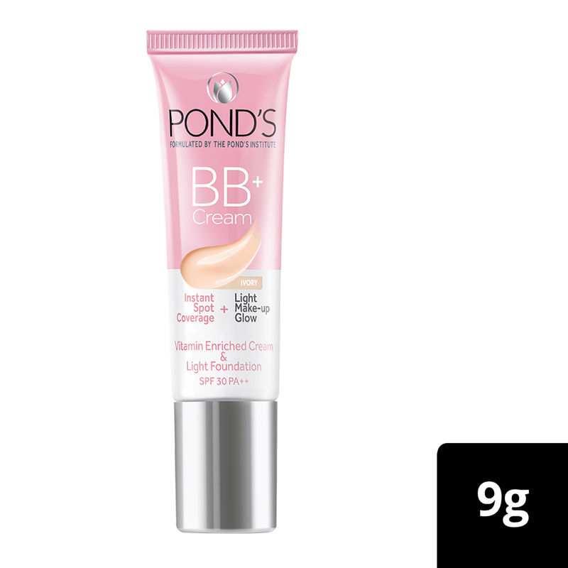 Ponds BB+ Cream Instant Spot Coverage + Light Make-up Glow Ivory - 9