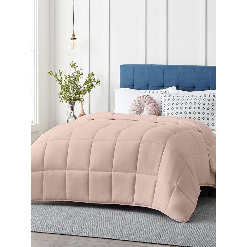 Razzai Peach-Coloured Microfiber Ac Room 100 Gsm Single Bed Comforter