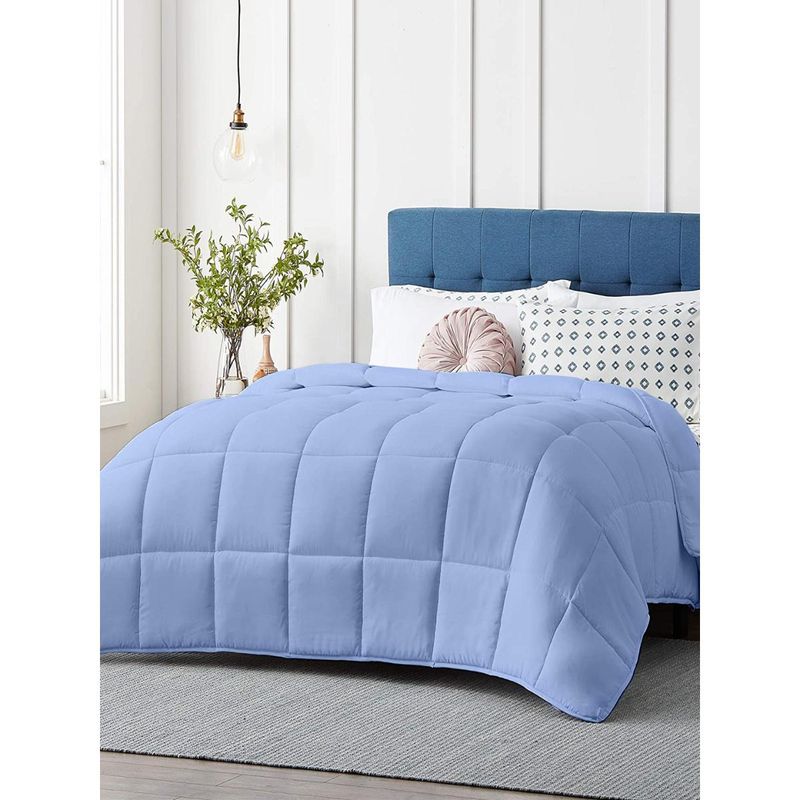 Razzai Sky Blue-Coloured Microfiber Ac Room 100 Gsm Single Bed Comforter