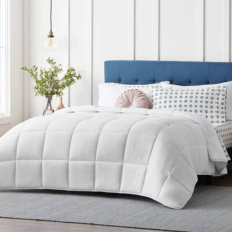 Razzai White Microfiber 200Gsm Reversible Solid Comforters |Single Bed Comforter