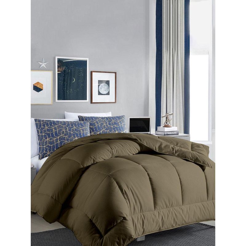 Razzai Microfiber Olive Mild Winter 300Gsm Single Bed |Premium Quality|Quilt|Dohar