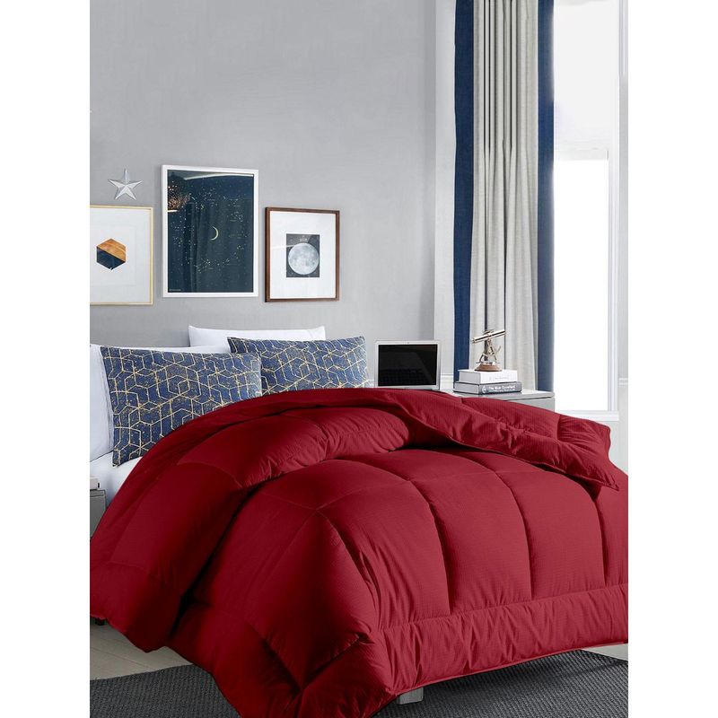Razzai Microfiber Burgundy Mild Winter 300Gsm Single Bed |Quilt|Dohar