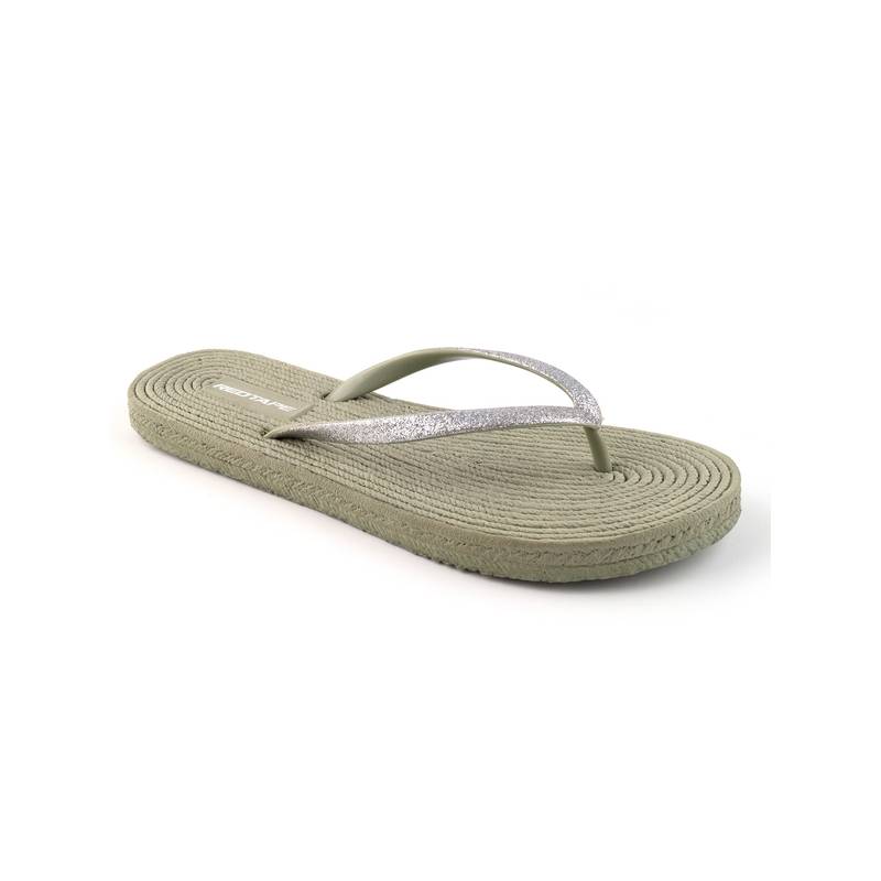 Red Tape Women's Thomes Olive Flipflops (UK 4)