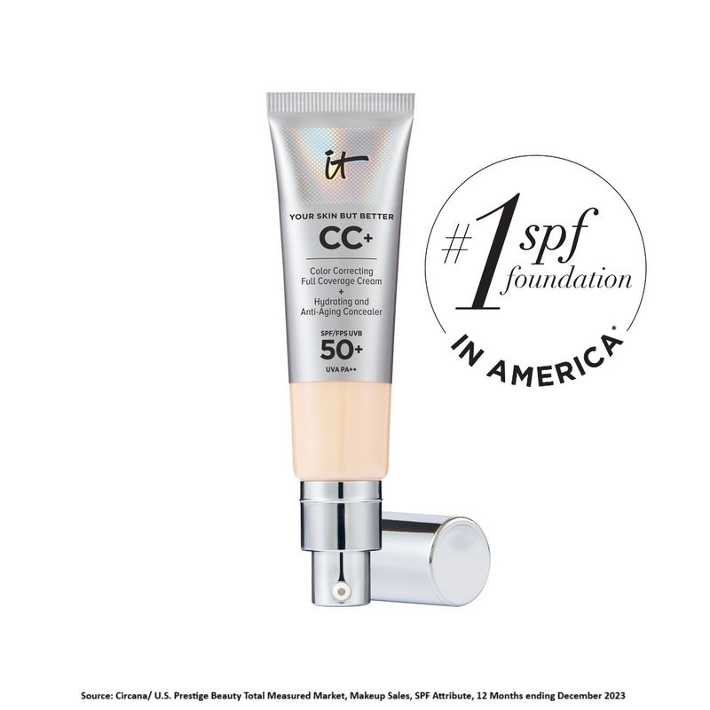 IT COSMETICS CC+ Cream Full-Coverage Foundation With SPF 50+ - Fair Light