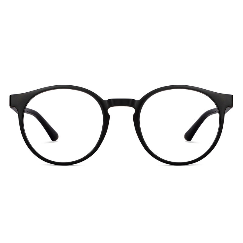 Buy Lenskart Blu Black Round Computer Glasses - LB E14453 Online