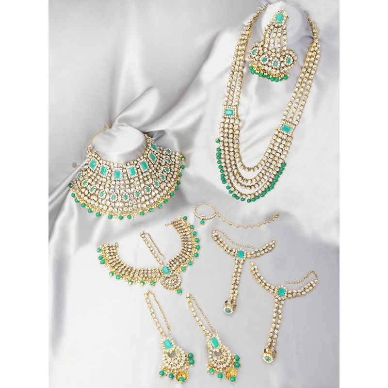 Peora Ethnic Indian Traditional Kundan Dulhan Bridal ...