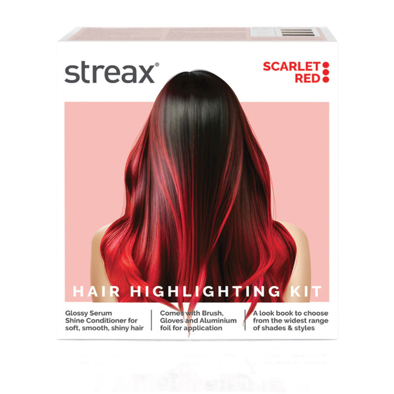 Streax Hair Colour Highlighting Kit - Scarlet Red