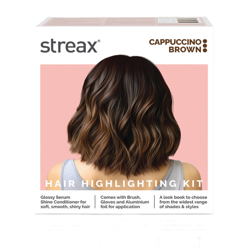 Streax Hair Colour Highlighting Kit - Cappuccino Brown