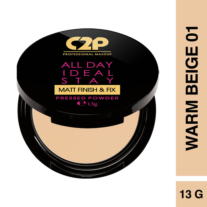 C2P Pro All Day Ideal Stay Matte Finish & Fix - Warm Beige 01