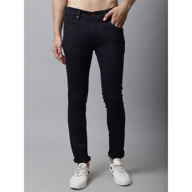 Cantabil Men Navy Jeans (34)