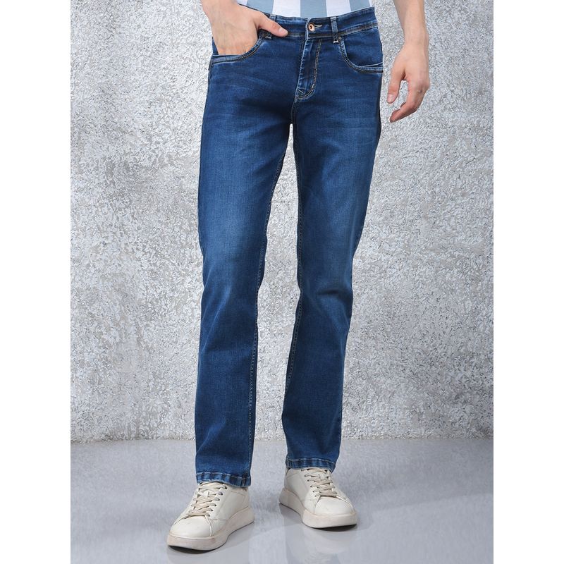 CRIMSOUNE CLUB Men Blue Straight Jeans (30)