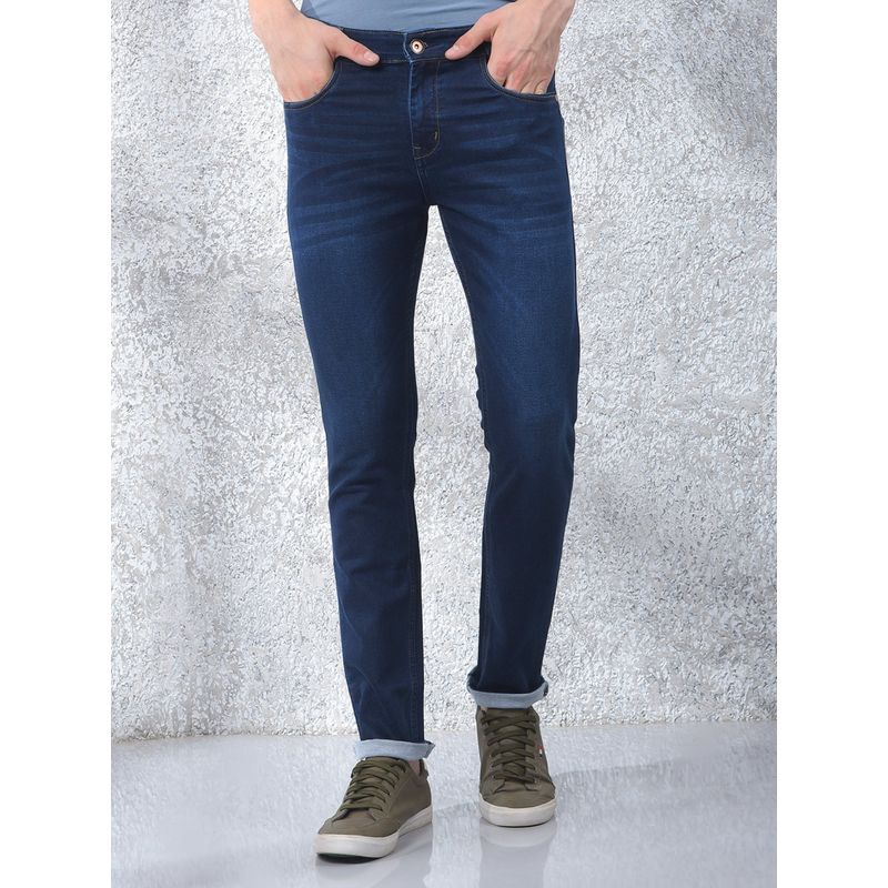 CRIMSOUNE CLUB Men's Versatile Light Blue Denim Jeans (28)