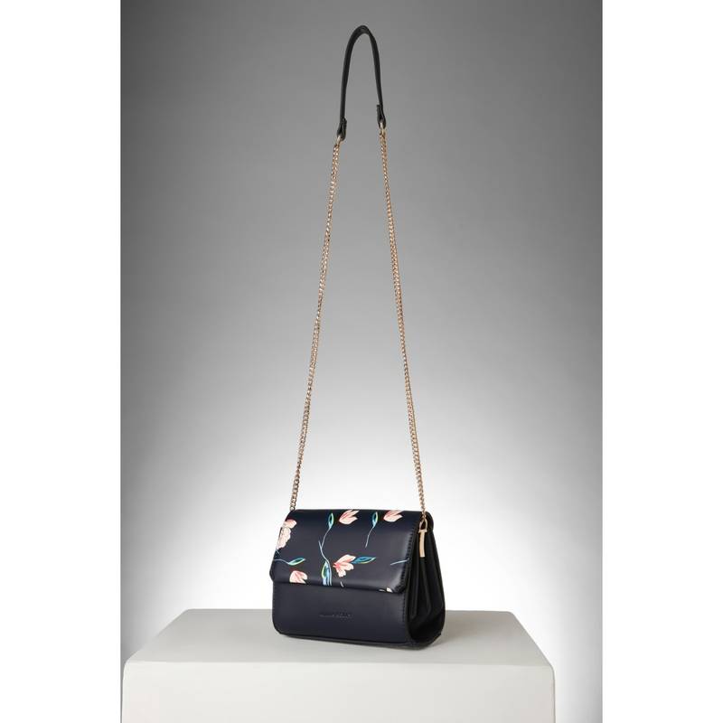 Buy Allen Solly Women Navy Blue Casual Sling Bag Online