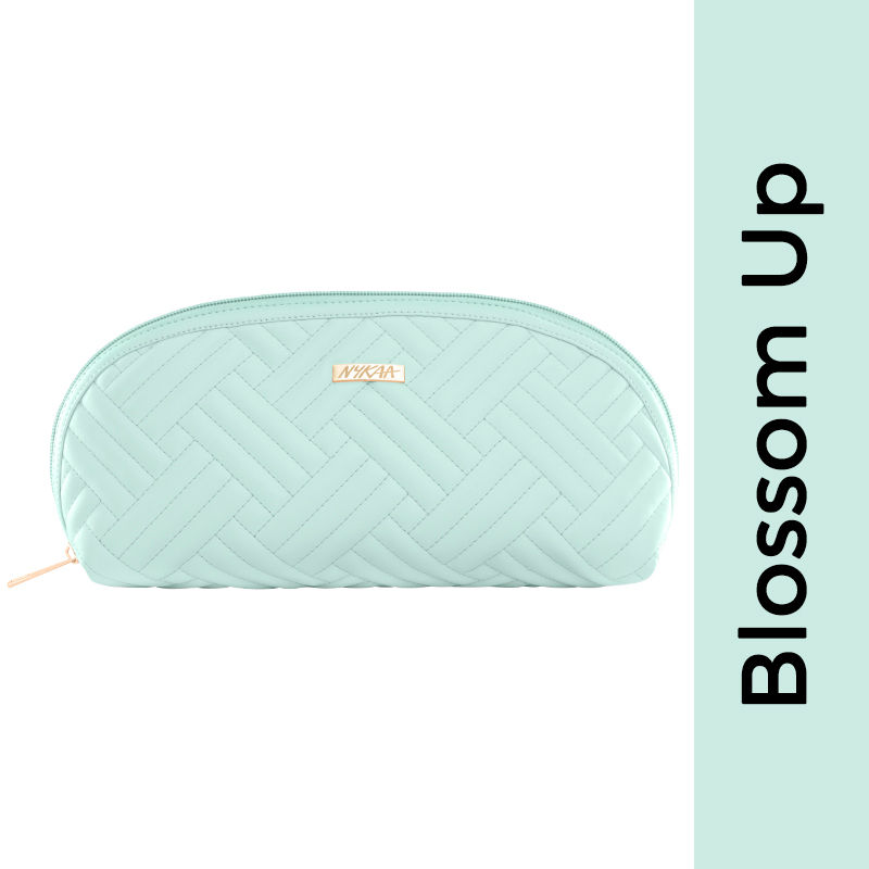 Nykaa Cosmetics Blossom Up Carry Pouch - Green Ambrosia