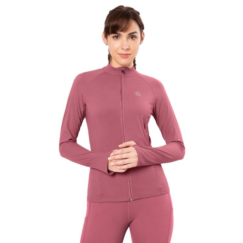 Amante Pink Full Sleeve Energize Performance Jacket (S)