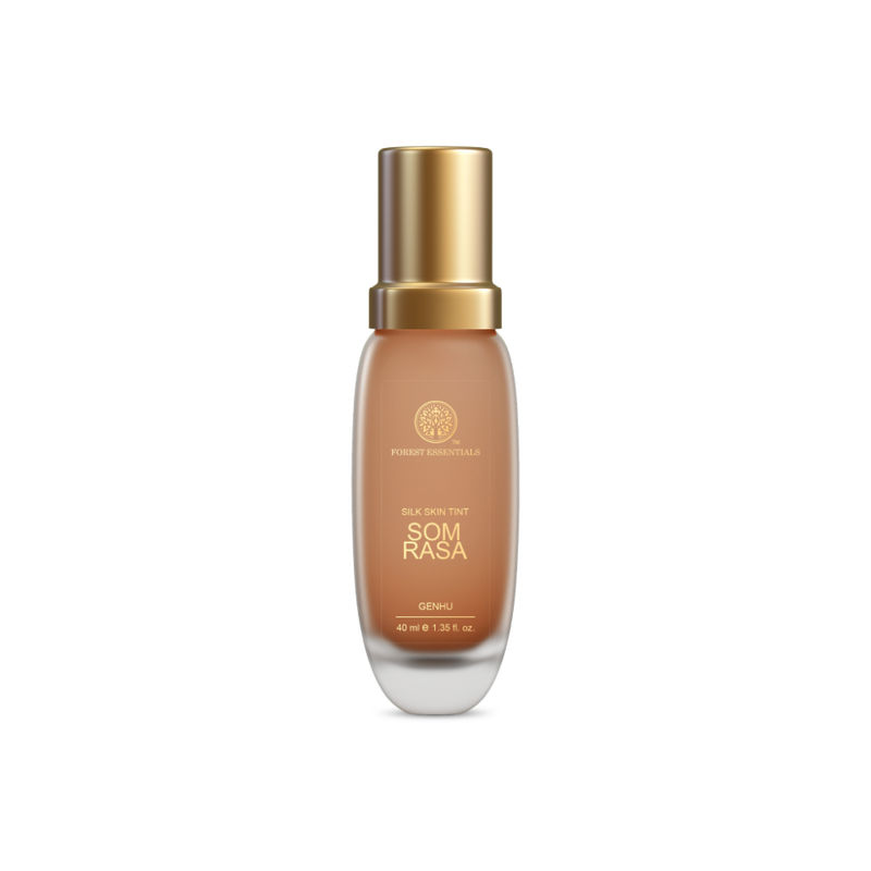 Forest Essentials Som Rasa Silk Tint Genhu - Natural Foundation for Even Skintone Medium Coverage