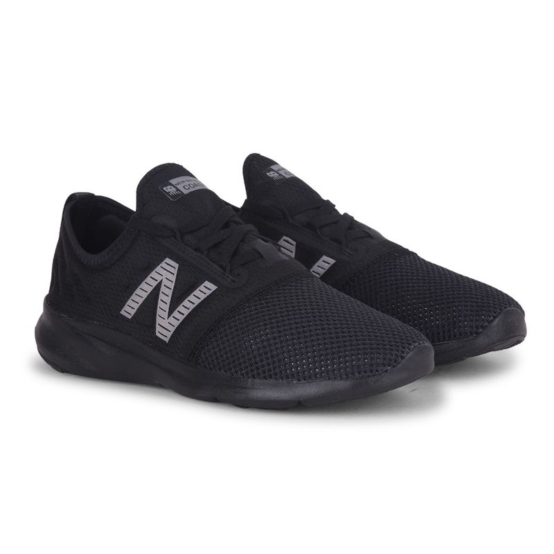 New Balance Women Mesh Black Running Shoes (UK 8)
