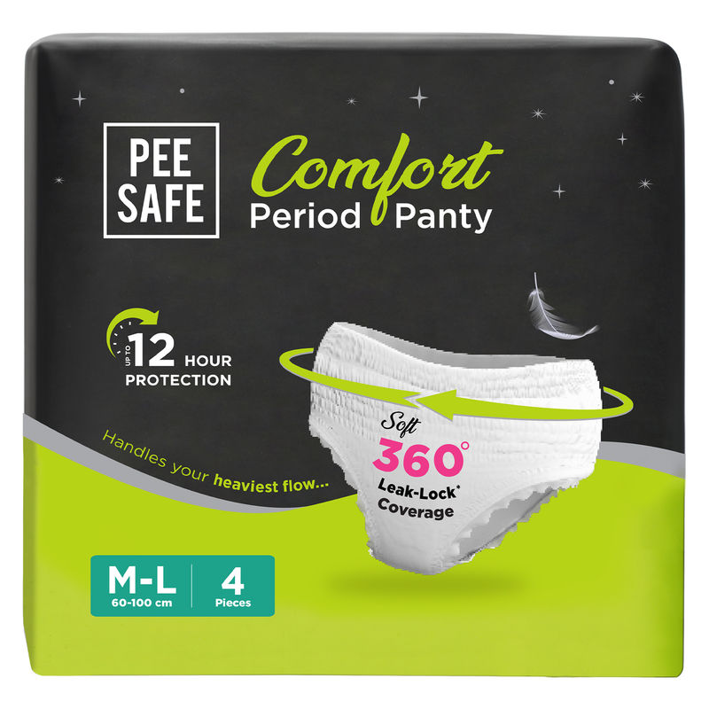 Pee Safe Comfort Period Panty (M-L) 4pcs
