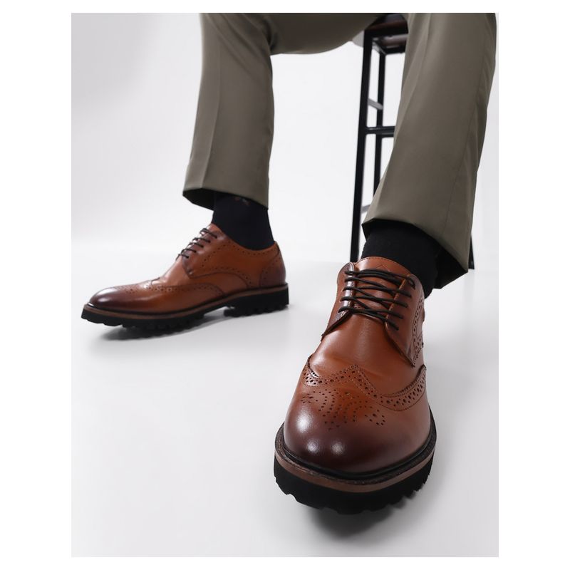 Monte Carlo Mens BROGUES - Brown (UK 9)