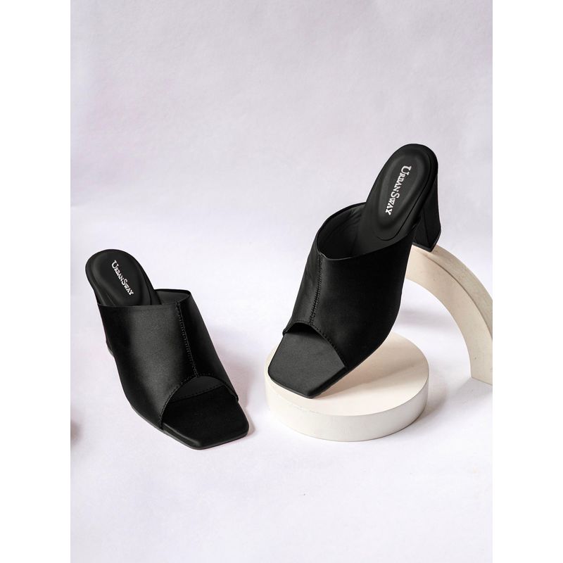UrbanSway Onyx Sandal Heels - Black (EURO 36)