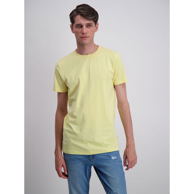 LINDBERGH Red Solid Round Neck T Shirt (S)