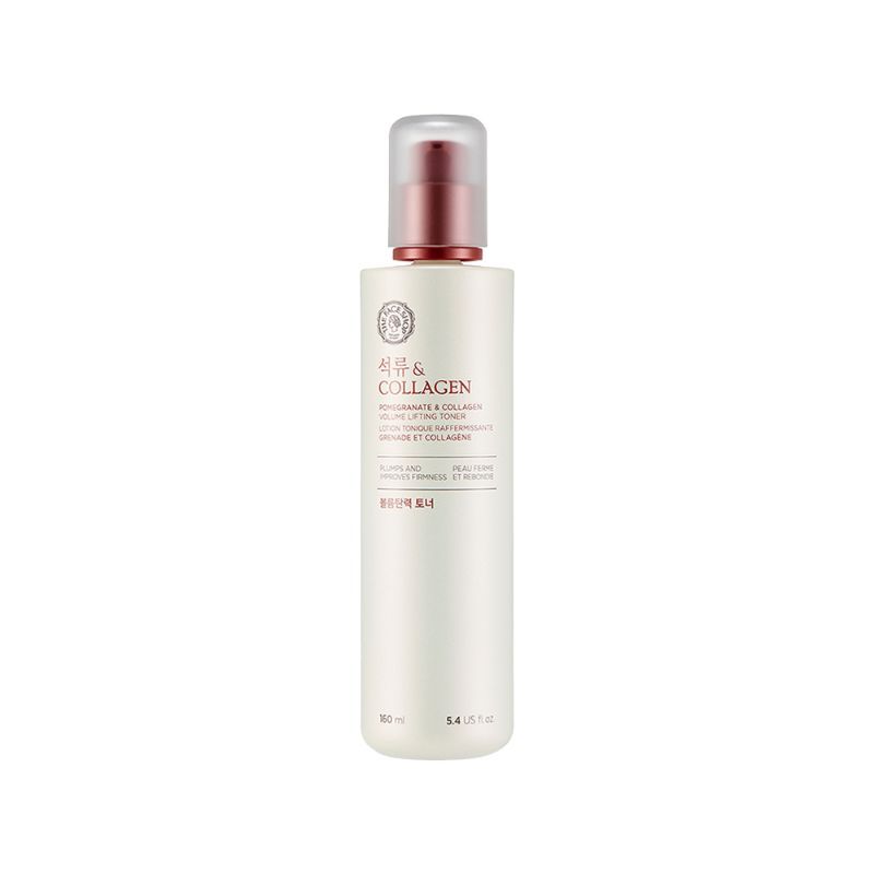 The Face Shop Pomegranate And Collagen Toner, Toner With 10% Collagen & & Hyaluronic Acid