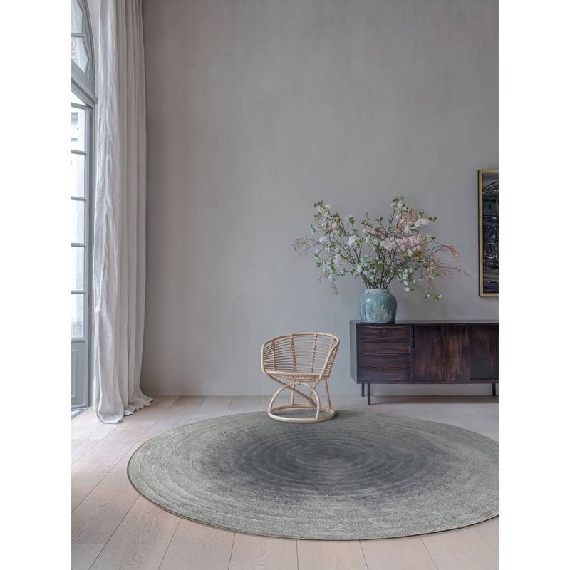 Orian Circle Rug Buy Ddecor Live Beautiful Grey Washed-Out Large Rug - Orion-475210-516 ...