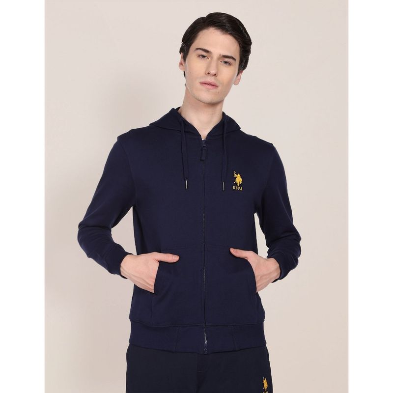 U.S. POLO ASSN. Solid Hooded Sweatshirt (XL)