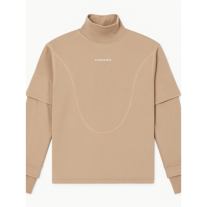 WOODLAND A Skating Monk's Men Beige Tint Fs Sweatshirt (L)