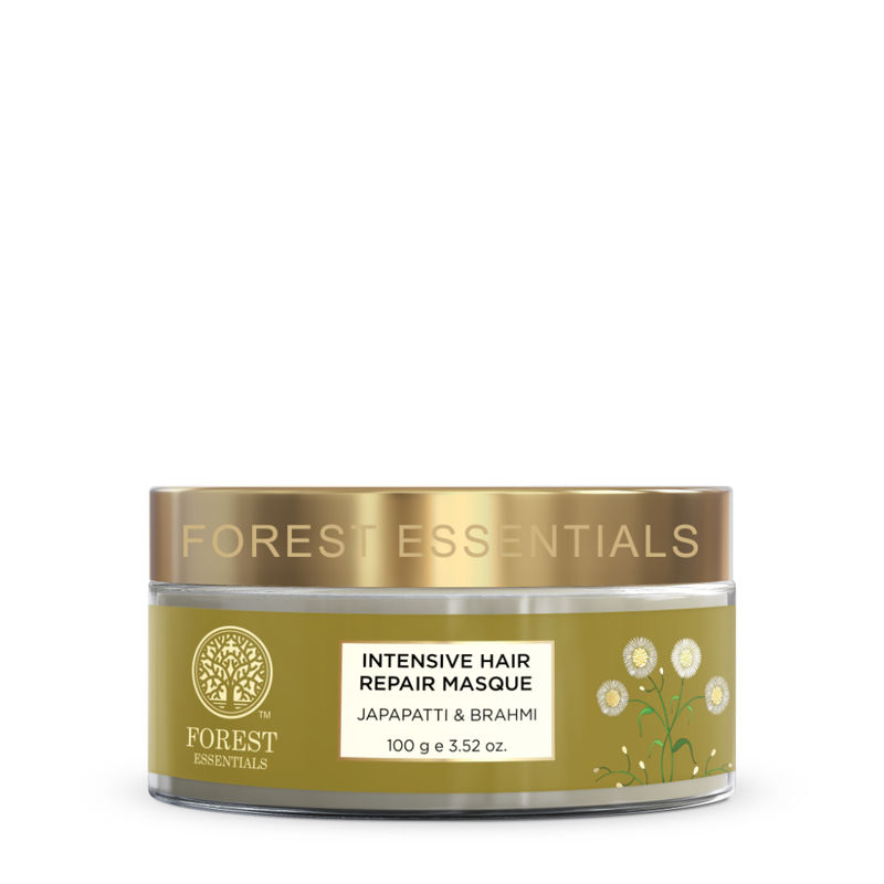 Forest Essentials Intensive Hair Repair Masque Japapatti & Brahmi - Ayurvedic Hair Mask for Dry Hair