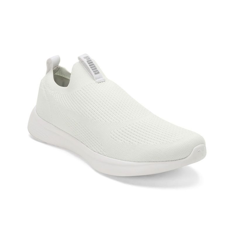 Puma Soft Ride Clean V2 Mens White Running Shoes (UK 9)