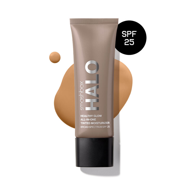 Smashbox Halo Healthy Glow All-In-One Tinted Moisturizer Foundation With SPF 25 (Skin Tint) - Medium Tan