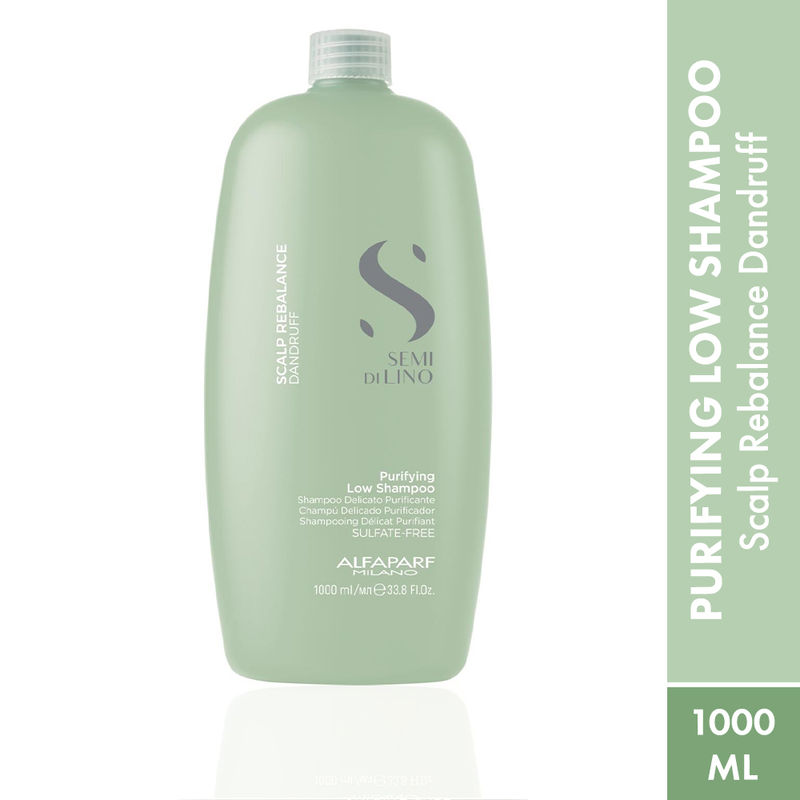 ALFAPARF MILANO Scalp Rebalance Purifying Shampoo For All Scalp Types, Flaky, D&ruff, Sulfate Free