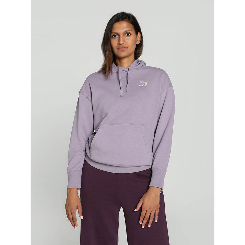Puma BETTER Relaxed Women's Purple Hoodies (XL)