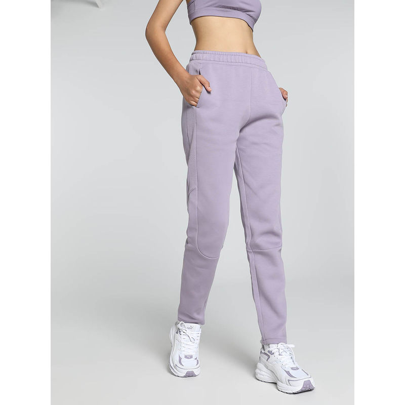 Puma EVOSTRIPE op Women's Purple Pants (XL)