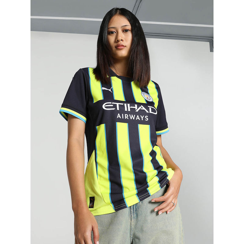 Puma Manchester City Football Club Away Replica Women's Blue Jersey (XS)