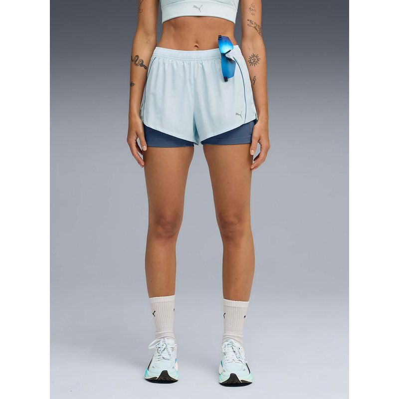 Puma Velocity 2-In-1 Women 3" Running Shorts (XL)