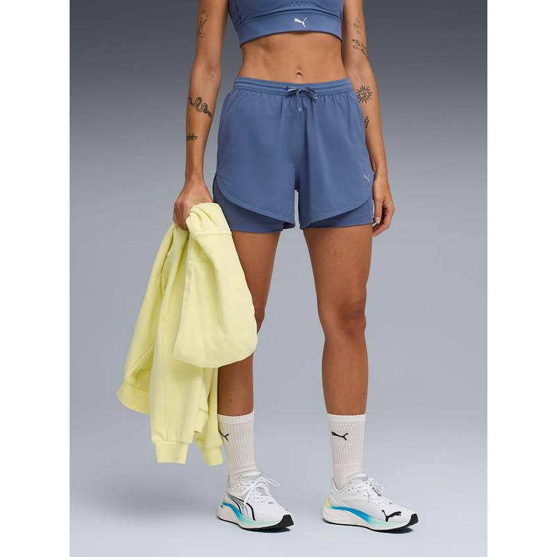 Puma Run Ultraweave 2-In-1 Women 4" Running Shorts (XXS)