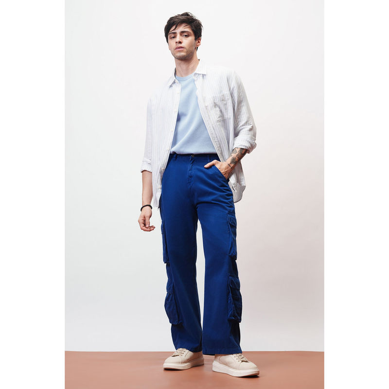 FREAKINS Turbo Blue Solid Cargo (30)