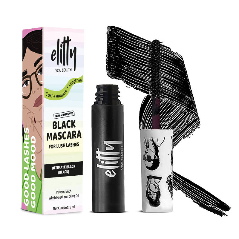 Elitty Lush Lashes Mascara - Ultimate Black