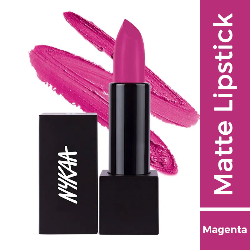 Nykaa So Matte Lipstick - Majestic Magenta 44 M