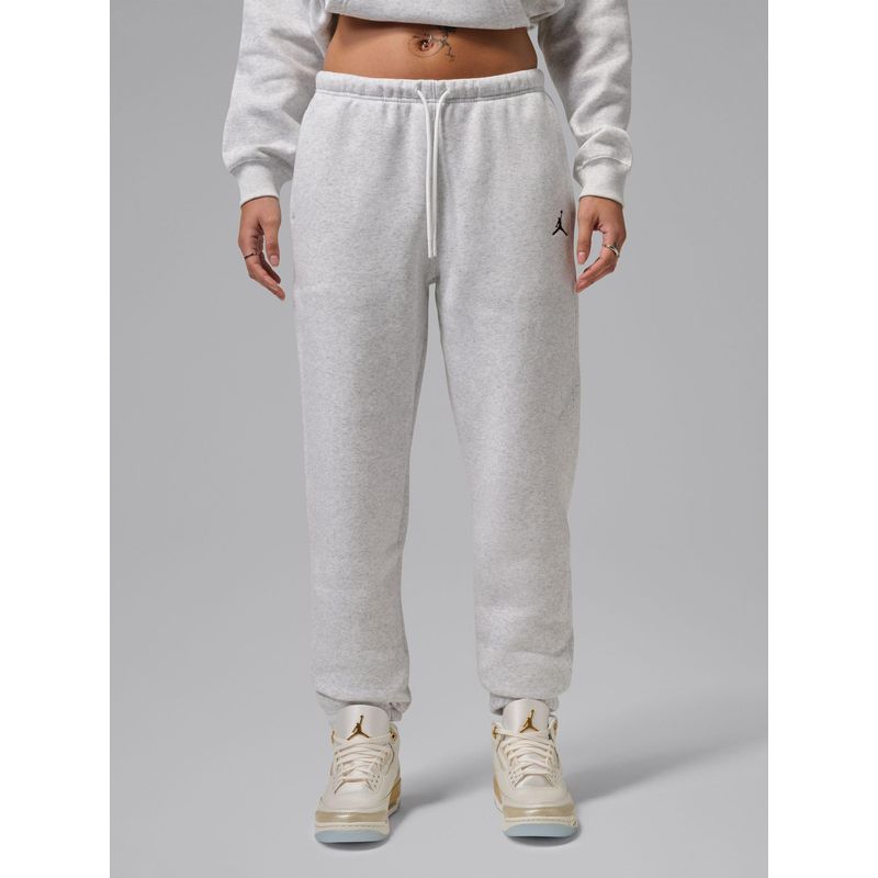 Nike Jordan Brooklyn Fleece Women Grey Joggers (XL)