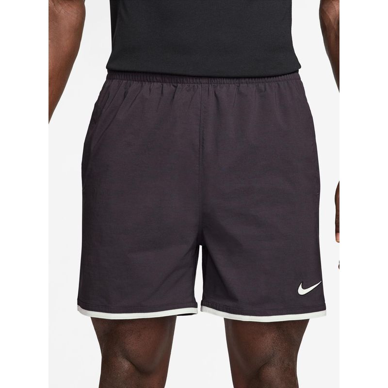 Nike Men Grey Dri-FIT 5 Soccer Shorts (L)