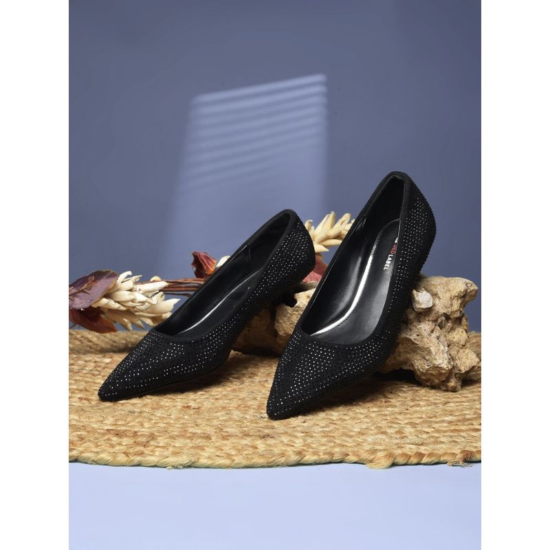 Bata Women Elegant Black Pump Heels (UK 6)