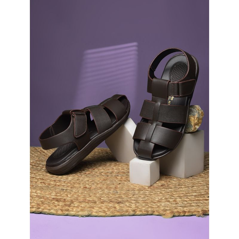 Bata Comfit Men Brown Fisherman Sandals (UK 7)