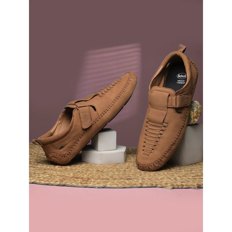 Scholl Men Tan Sandals (UK 6)