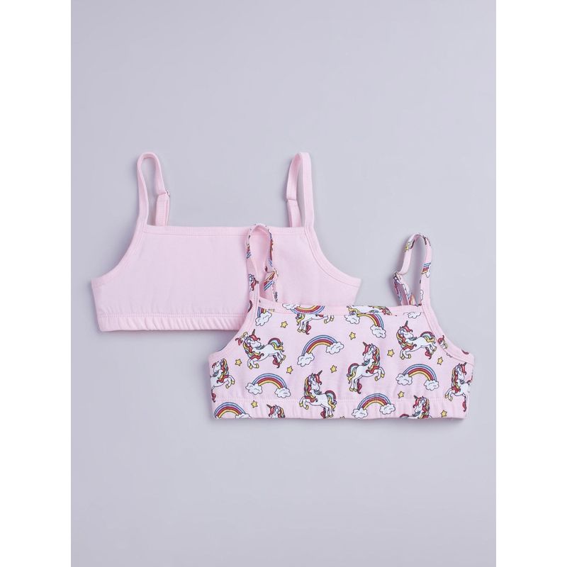 Buy Hopscotch 2-Pack Unicorn Print Bras Online