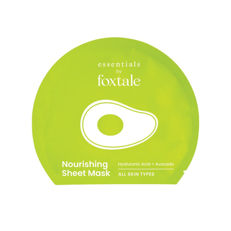 Foxtale Essentials Nourishing Sheet Masks - Hyaluronic Acid & Avocado