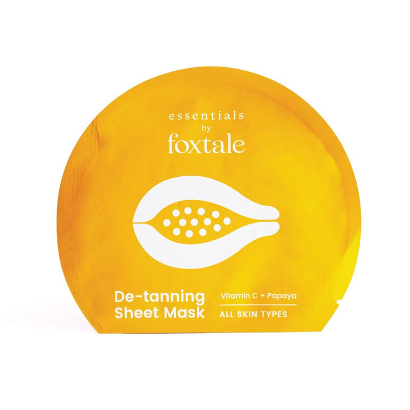 Foxtale Essentials De - Tanning Sheet Mask Vitamin C & Papaya
