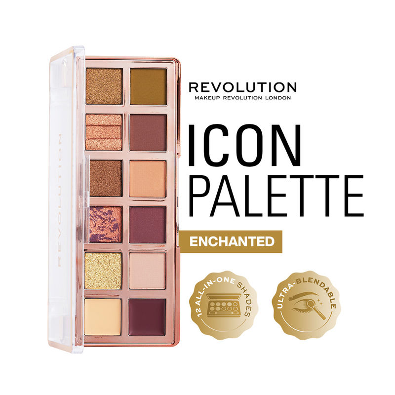 Makeup Revolution Eyeshadow Palette - The Eternal Icon Green
